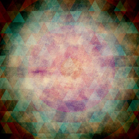 Multicolor grunge background. A vintage poster.