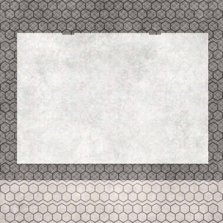 white poster on a wallの写真素材