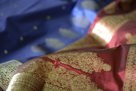 Sari silkの写真素材