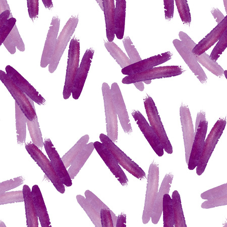 Watercolor brush strokes seamless pattern. Hand drawn abstract backgroundの写真素材