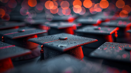 Digital image of a student's academic capの素材