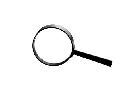 Magnifying glass isolated on white background, loupeの写真素材