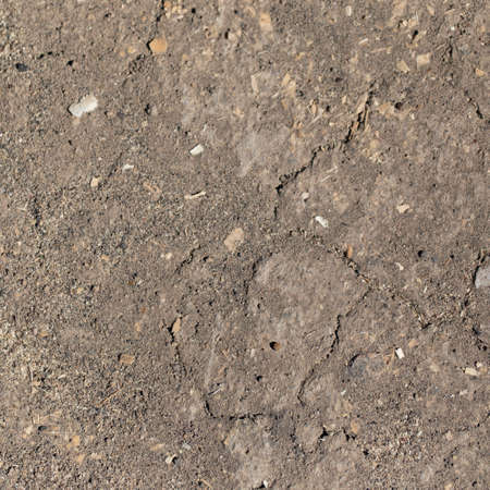 Top view of dry cracked soil background