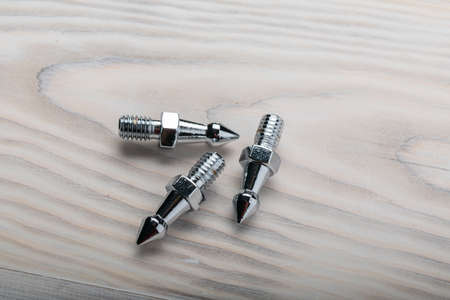 anti-slip steel spikes for monopod with screw mount
