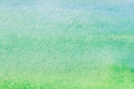 Abstract bright green spring nature background. High resolution watercolor image texture with place for textの写真素材