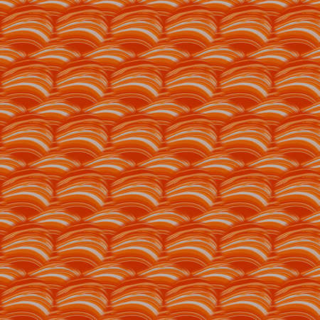Abstract waves seamless pattern. orange art background texture.