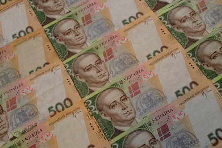 bills to five hundred of Ukrainian hryvnias
