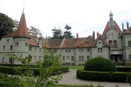 Palace of count Schonborn in Chinadievoのeditorial素材