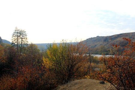 Southern Bug River in Ukraineの写真素材