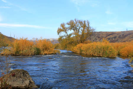 Southern Bug River in Ukraineの写真素材