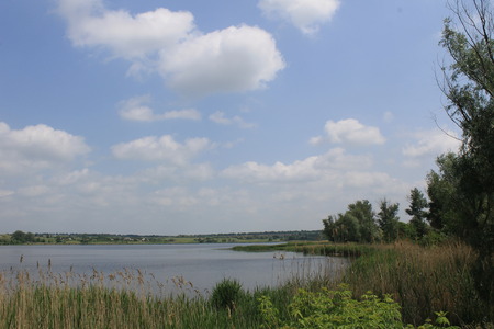 River Saksagan in Ukraineの写真素材