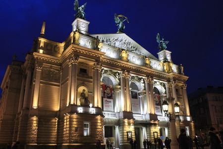 Lviv Opera Houseのeditorial素材
