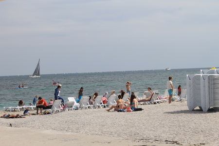 Beach in Odessa, Ukraineのeditorial素材