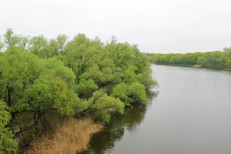 River Psyol in Ukraineの写真素材