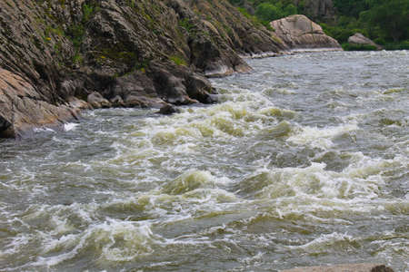 River Southern Bug in Ukraineの写真素材