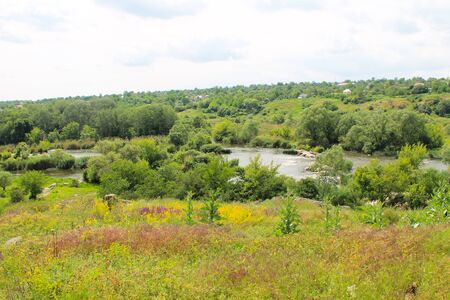 River Southern Bug in Ukraineの写真素材