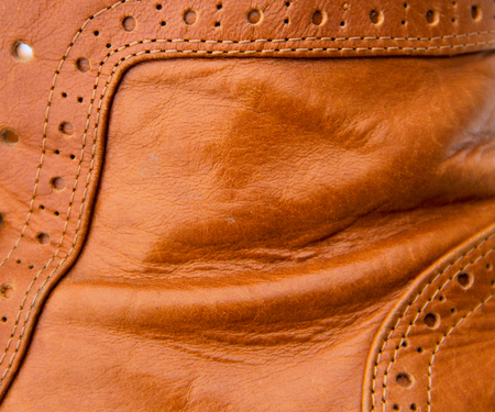 Brown leather textureの写真素材