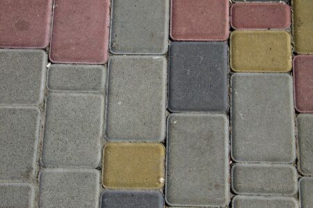 Sidewalk textured background. Detail of a pavement