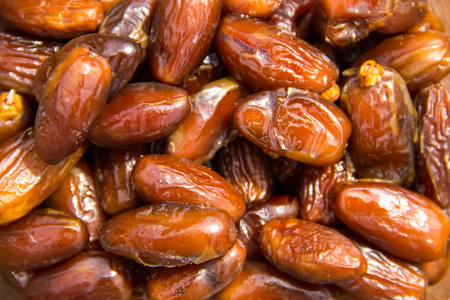 Dried date fruits background