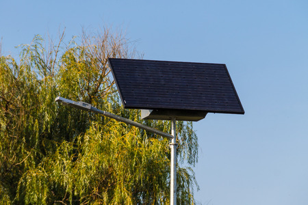 Ecological electrical energy from the solar panel used for street illumination