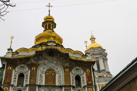 Kiev Pechersk Lavra also known as the Kiev Monastery of the Caves, is a historic Orthodox Christian monasteryのeditorial素材