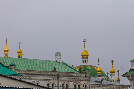 Kiev Pechersk Lavra also known as the Kiev Monastery of the Caves, is a historic Orthodox Christian monasteryの写真素材