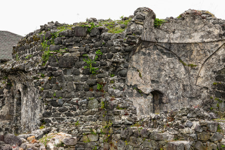 Old byzantine Gonio fortress near Batumi, Georgiaの写真素材