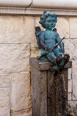 Cupid fountain on the Piazza square in Batumi, Georgiaのeditorial素材