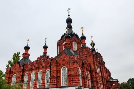 Shamordino Convent (Convent of St. Ambrose and Our Lady of Kazan) is a stauropegial Russian Orthodox convent in village of Shamordino, Kaluga Oblast, Russiaの写真素材