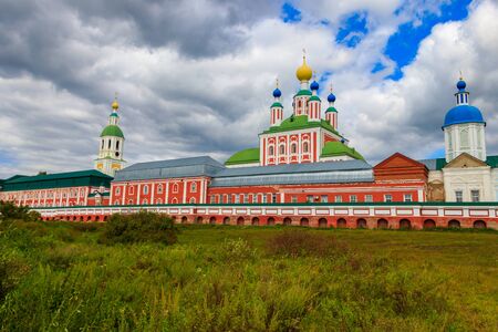 Sanaksar monastery of the Nativity of the Mother of God in Temnikov, Republic Mordovia, Russiaの写真素材