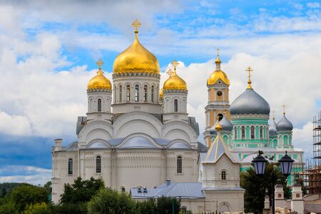 View of Holy Trinity-Saint Seraphim-Diveyevo convent in Diveyevo, Russia