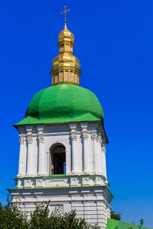 Bell Tower in Kyiv Pechersk Lavra (Kiev Monastery of the Caves), Ukraineの写真素材
