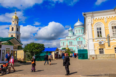 Diveyevo, Russia - August 10, 2019: View of Holy Trinity-Saint Seraphim-Diveyevo convent in...