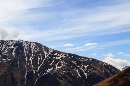View on the Caucasus mountains in Georgia