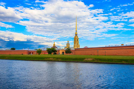 Peter and Paul fortress in St. Petersburg, Russiaのeditorial素材