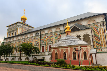 Trinity Lavra of St. Sergius in Sergiev Posad, Russiaのeditorial素材