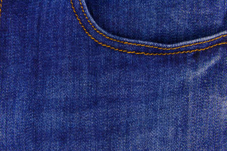 Jeans texture background. Part of the blue jeans