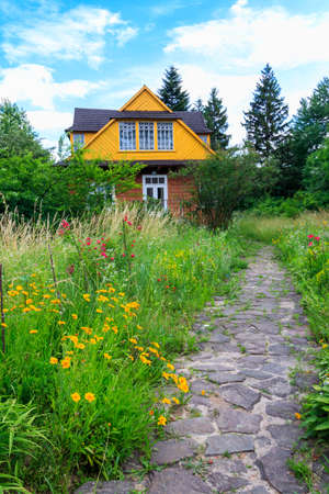 Small house in the Ukrainian villageの写真素材