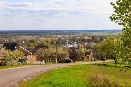 View on Krasnokutsk town in Ukraineの写真素材