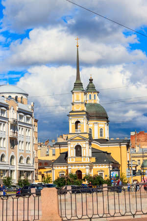 St. Petersburg, Russia - June 26, 2019: Church of Simeon and Anna in Saint Petersburg, Russiaのeditorial素材