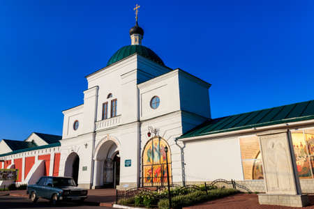 Murom, Russia - August 12, 2019: Gate Church of St. Cyril Belozersky of Transfiguration monastery in Murom, Russiaのeditorial素材