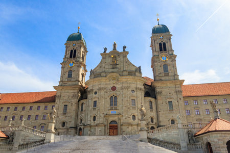 Benedictine Abbey of Einsiedeln in Switzerlandのeditorial素材