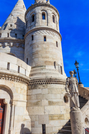 Old fisherman bastion in Budapest, Hungaryのeditorial素材