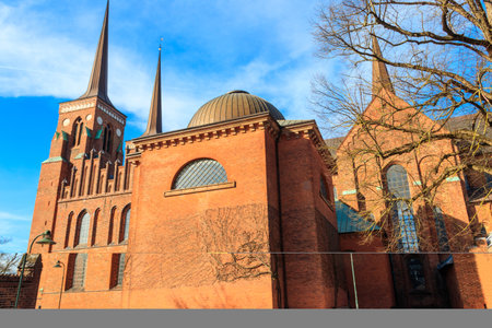 Roskilde Cathedral in Denmark. UNESCO World Heritage Siteの写真素材