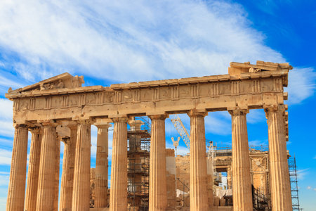 Parthenon temple on the Acropolis in Athens, Greece