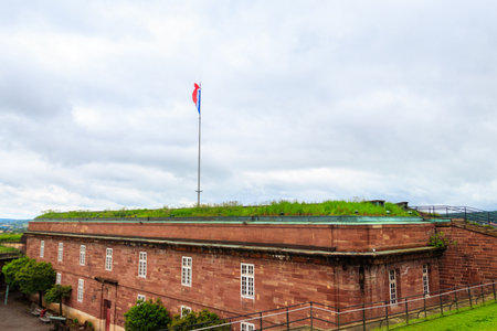 Vauban citadel in Belfort, Franceの写真素材