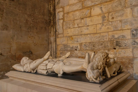 Inside the church of the Cordeliers of Nancy, Franceの写真素材