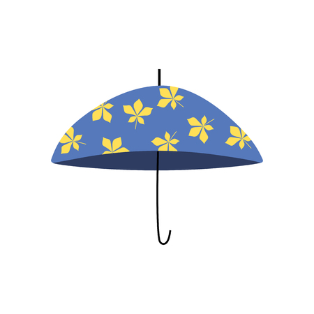 Umbrella in a vector style isolated. Vector for background, texture, wrapper pattern, frame or border.のイラスト素材