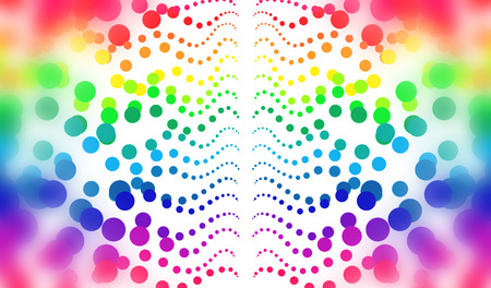 background of rainbow circle swirlの写真素材