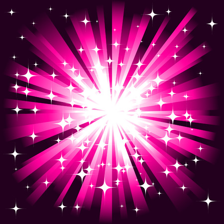 magic firework background vectorのイラスト素材